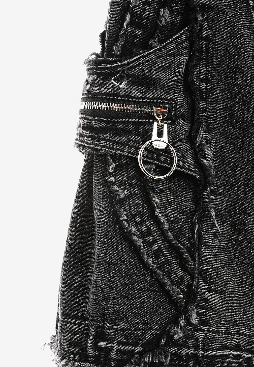 Pantalón cargo Vanguard Dogs de pierna ancha convertible en bermuda | MWM [PS_COLORS:BLACK]