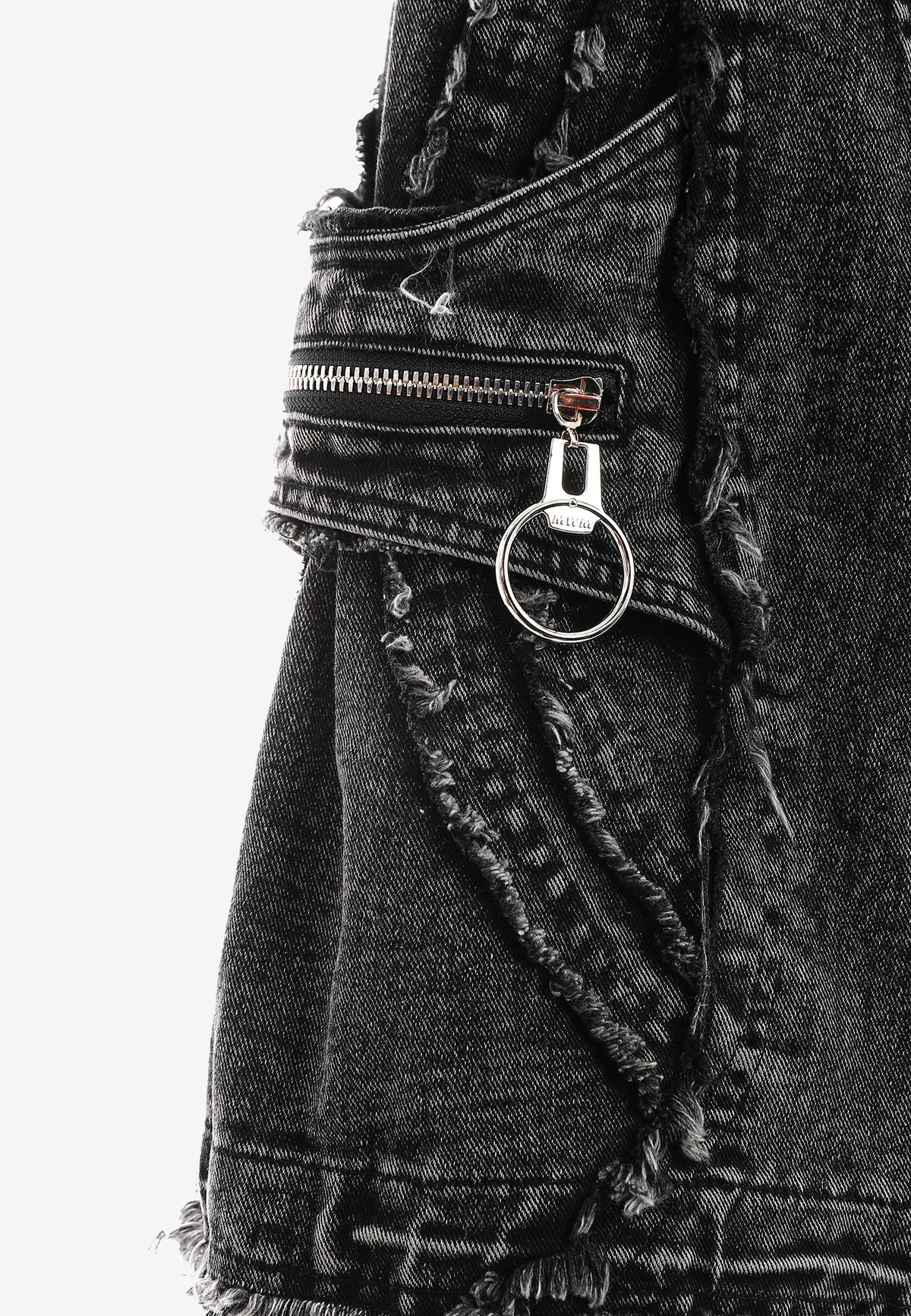 Pantalón cargo Vanguard Dogs de pierna ancha convertible en bermuda | MWM [PS_COLORS:BLACK]