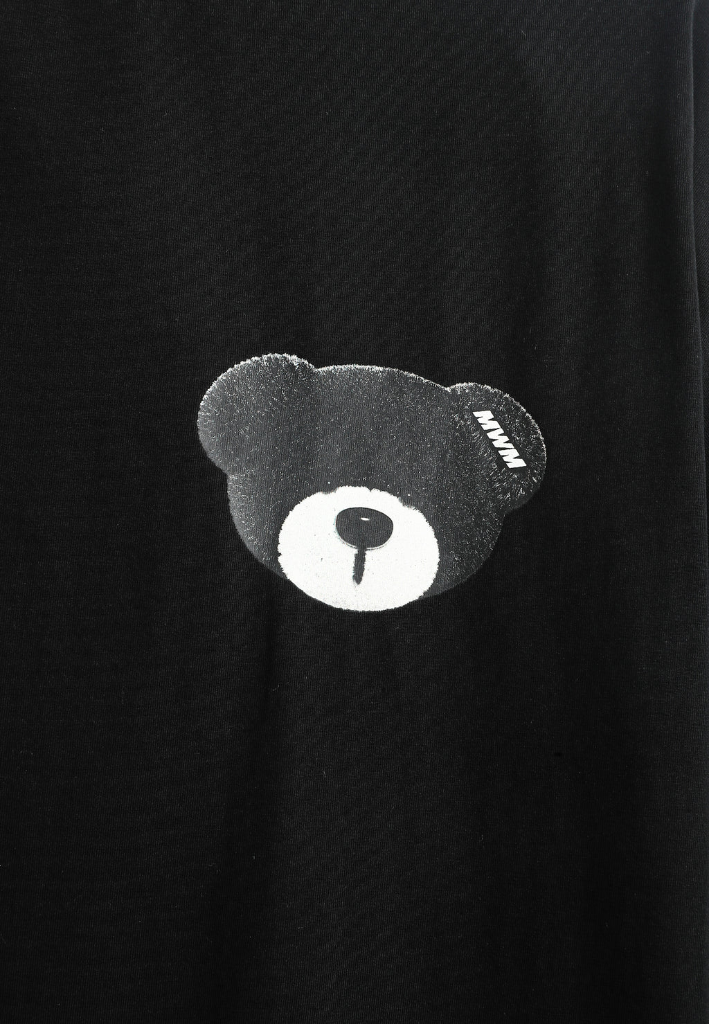 Camiseta TEDDY Mike Bag de corte regular con print en pecho y espalda | MWM [PS_COLORS:BLACK]
