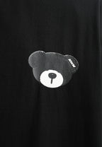 Camiseta TEDDY Mike Bag de corte regular con print en pecho y espalda | MWM [PS_COLORS:BLACK]