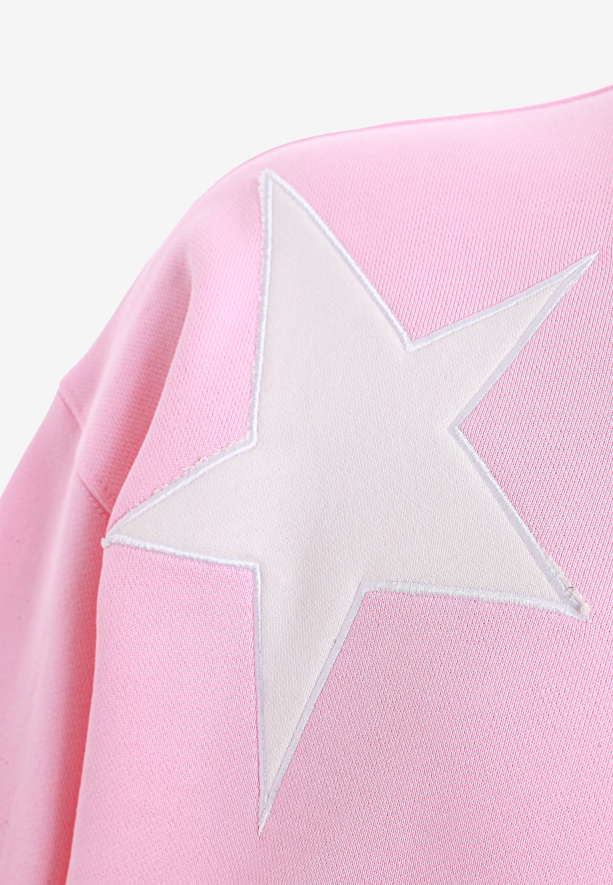 Sudadera de niño Wings de corte relajado con estrellas frontales y doble parche de alas en la espalda | MWM [PS_COLORS:PINK]