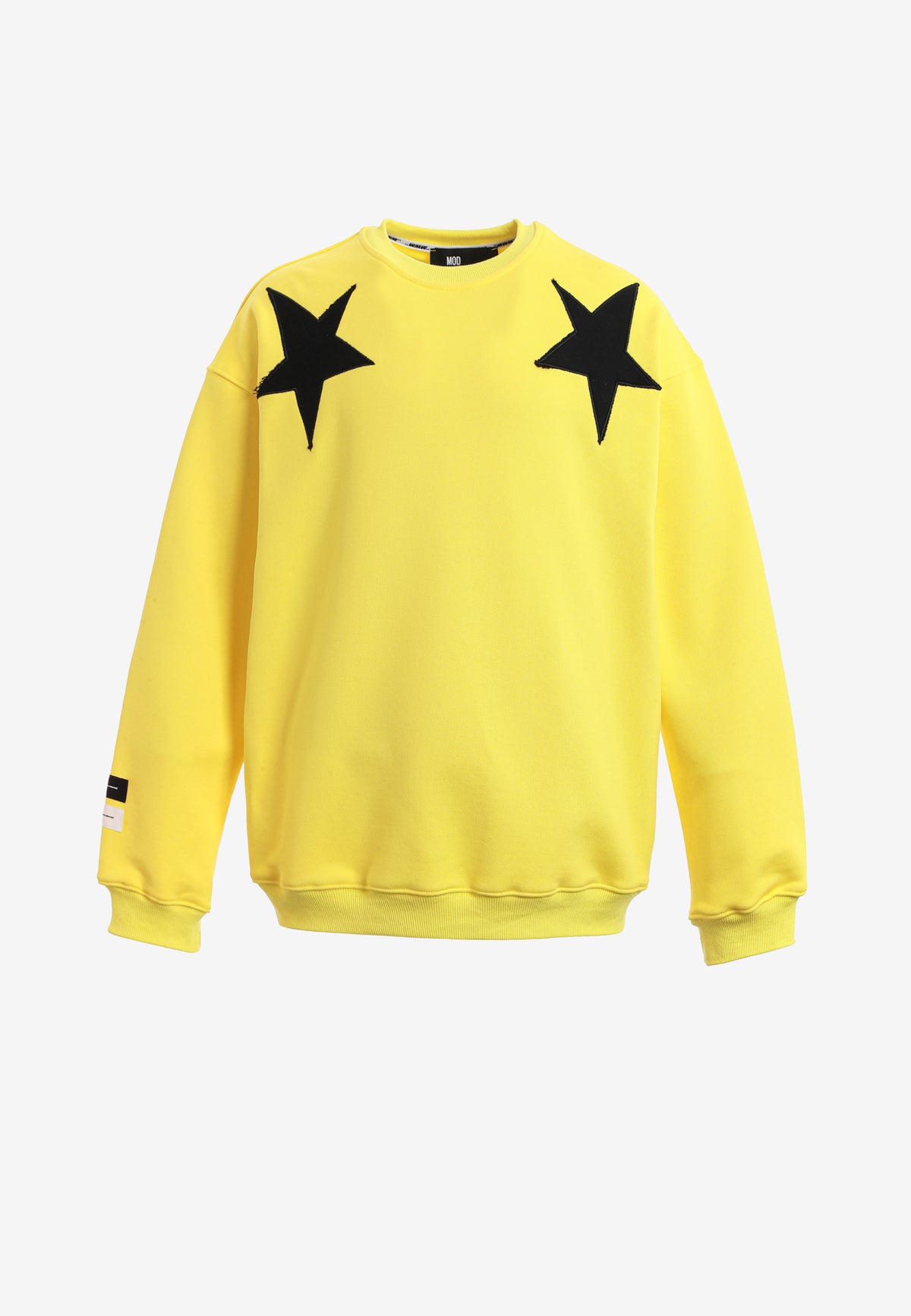 Sudadera de niño Wings de corte relajado con estrellas frontales y doble parche de alas en la espalda | MWM [PS_COLORS:UNASSIGNED]