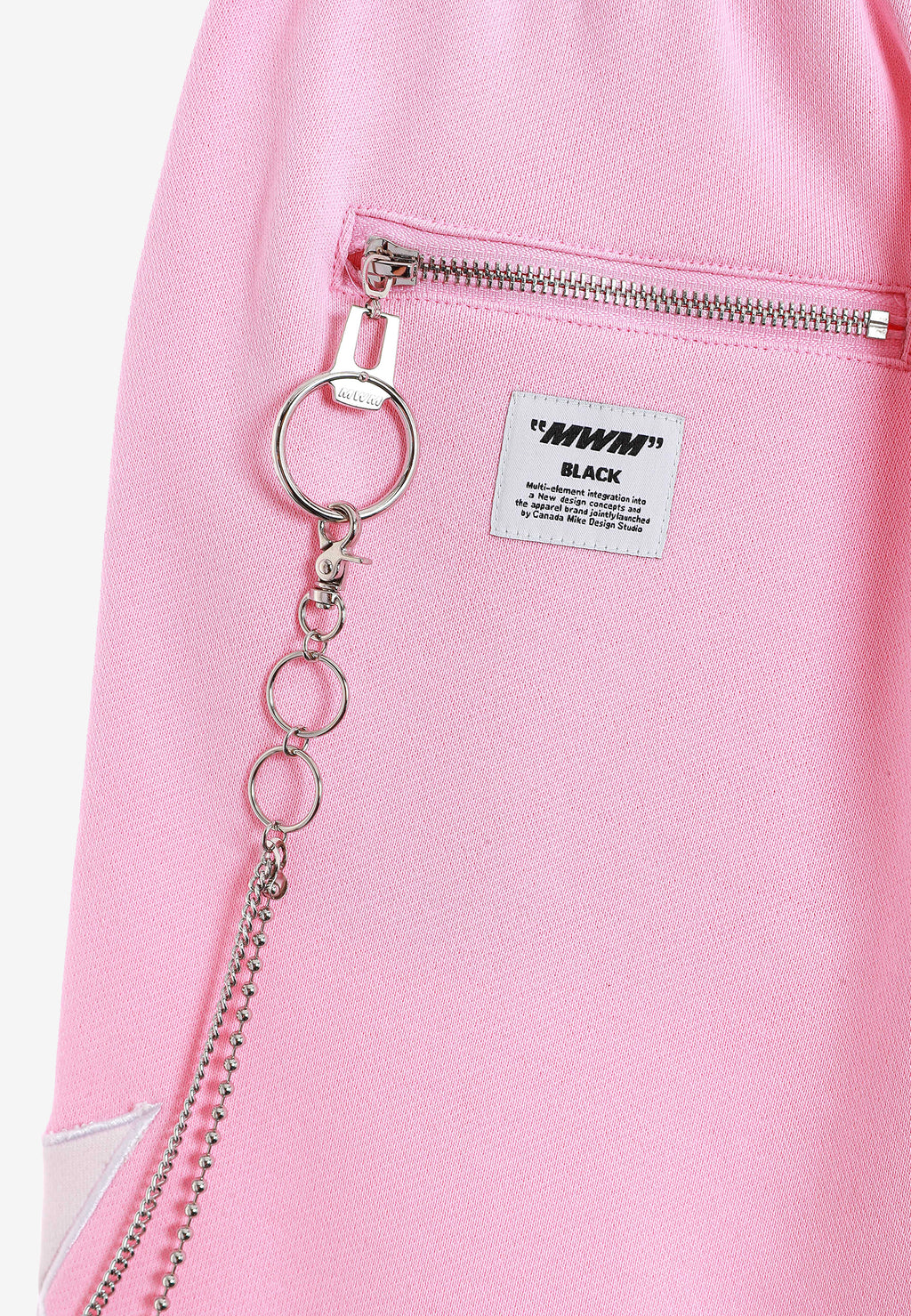 Pantalón jogger de niño Wings con parches de estrellas y cadena lateral | MWM [PS_COLORS:PINK]