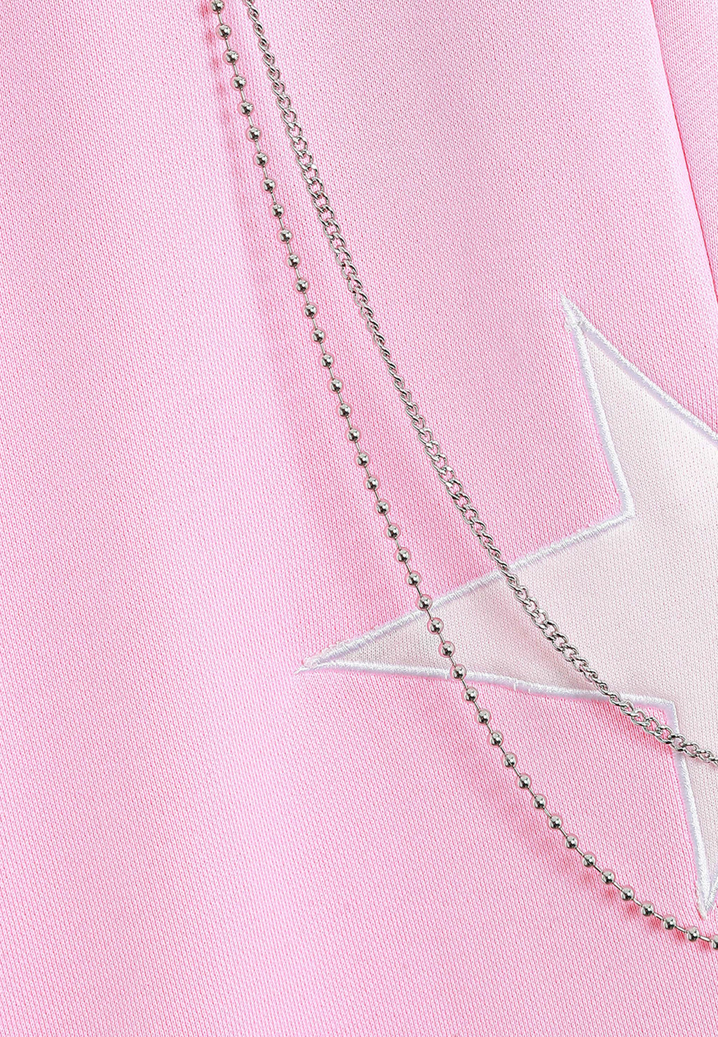 Pantalón jogger de niño Wings con parches de estrellas y cadena lateral | MWM [PS_COLORS:PINK]