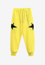 Pantalón jogger de niño Wings con parches de estrellas y cadena lateral | MWM [PS_COLORS:UNASSIGNED]