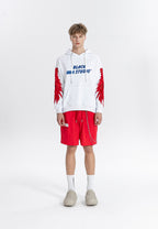 Sudadera con capucha y alas bordadas | MWM