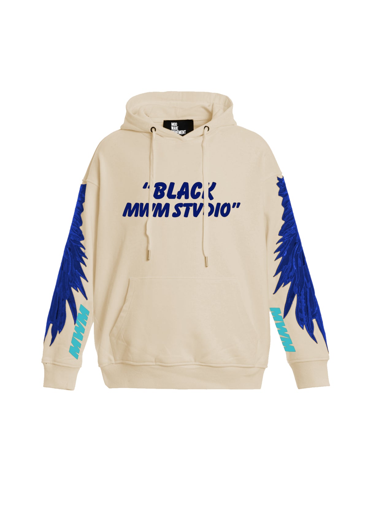 Sudadera con capucha y alas bordadas | MWM