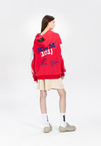 Sudadera con capucha y alas bordadas | MWM