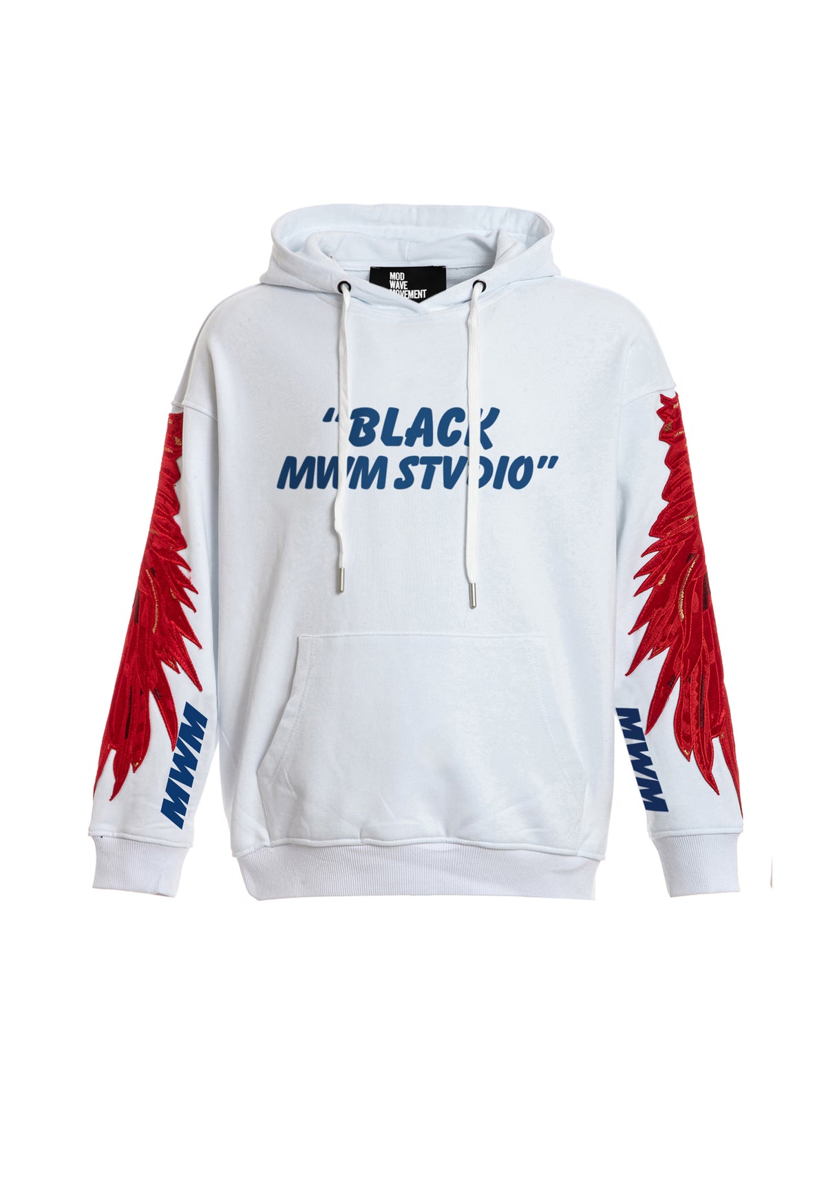 Sudadera con capucha y alas bordadas | MWM