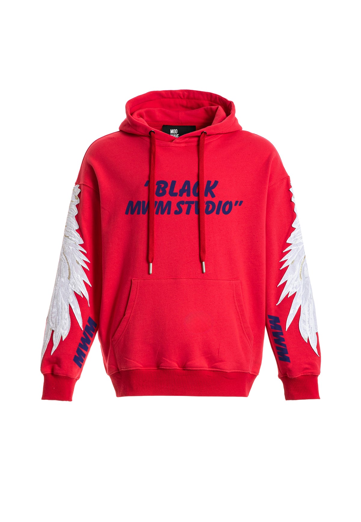 Sudadera con capucha y alas bordadas | MWM