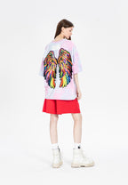 Camiseta con alas bordadas y lentejuelas | MWM