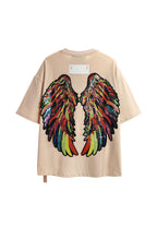 Camiseta con alas bordadas y lentejuelas | MWM