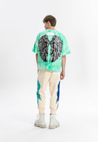 Camiseta con alas bordadas y lentejuelas | MWM