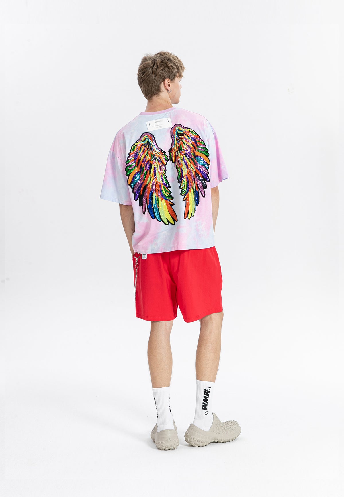 Camiseta con alas bordadas y lentejuelas | MWM