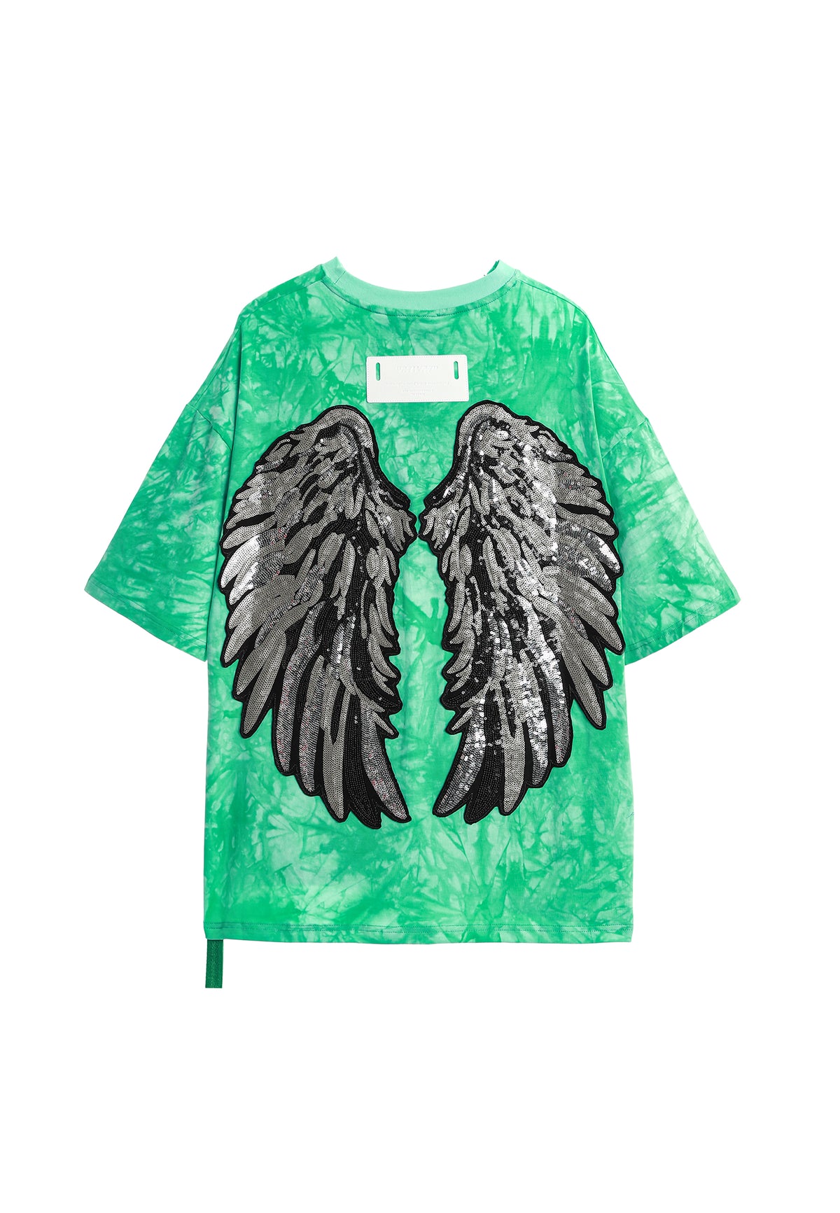 Camiseta con alas bordadas y lentejuelas | MWM