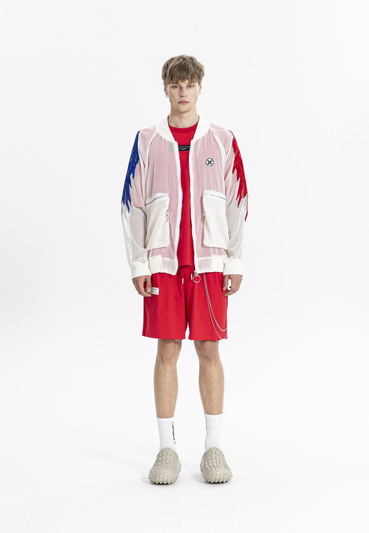 MWM EMBROIDERED WINGS MESH JACKET