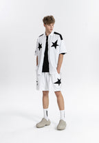 Chaqueta con estrellas y alas bordadas | MWM