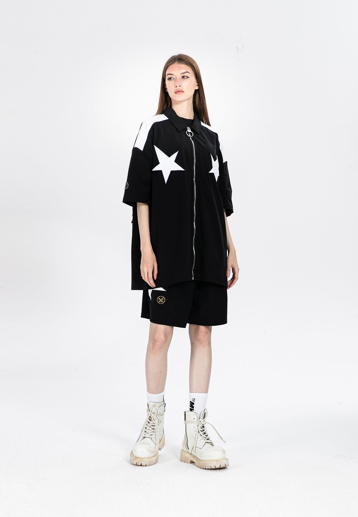 Chaqueta con estrellas y alas bordadas | MWM