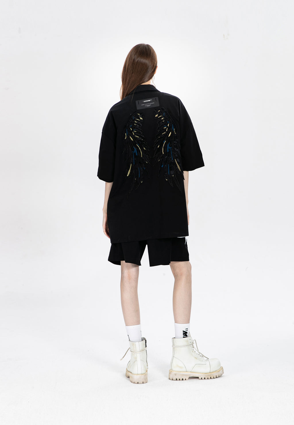 Chaqueta con estrellas y alas bordadas | MWM