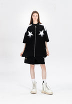 Chaqueta con estrellas y alas bordadas | MWM