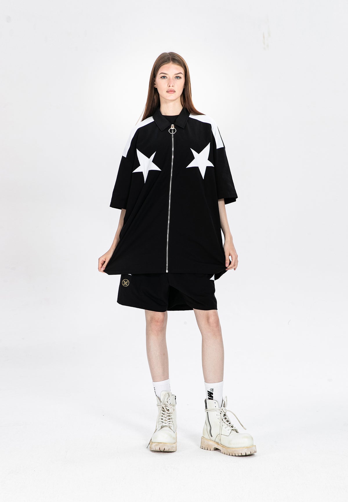 Chaqueta con estrellas y alas bordadas | MWM