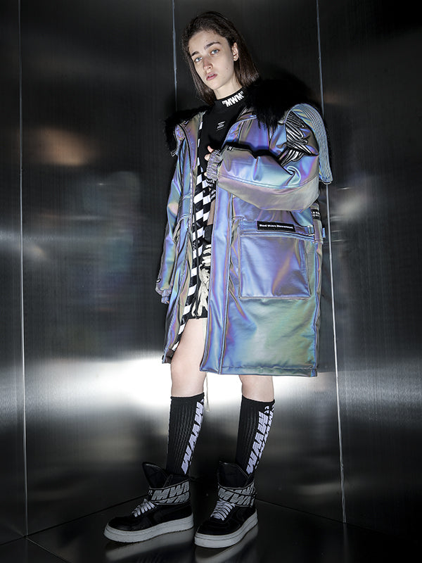 REFLECTIVE PARKA COAT