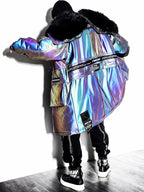 REFLECTIVE PARKA COAT