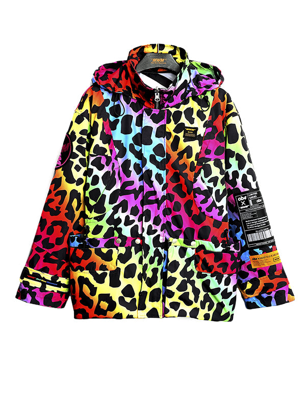 ABRIGO PUFFER PARKA ANIMAL PRINT