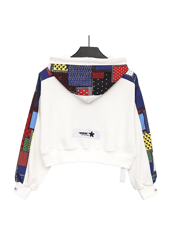SUDADERA CORTA MULTICOLOR