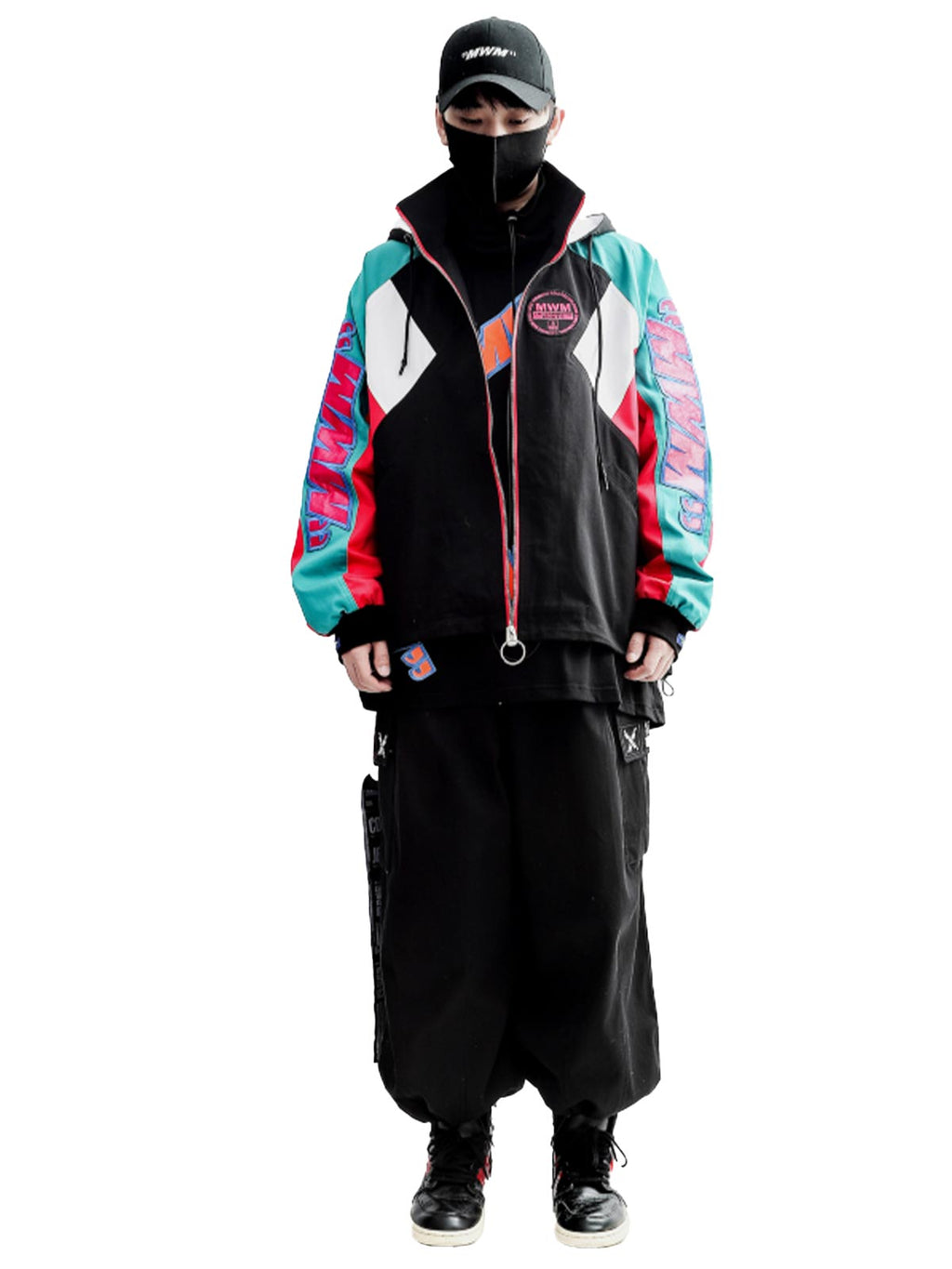 MULTICOLOR PANEL JACKET