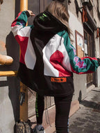 MULTICOLOR PANEL JACKET