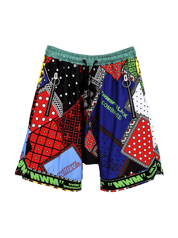 MULTICOLORED BERMUDA SHORTS