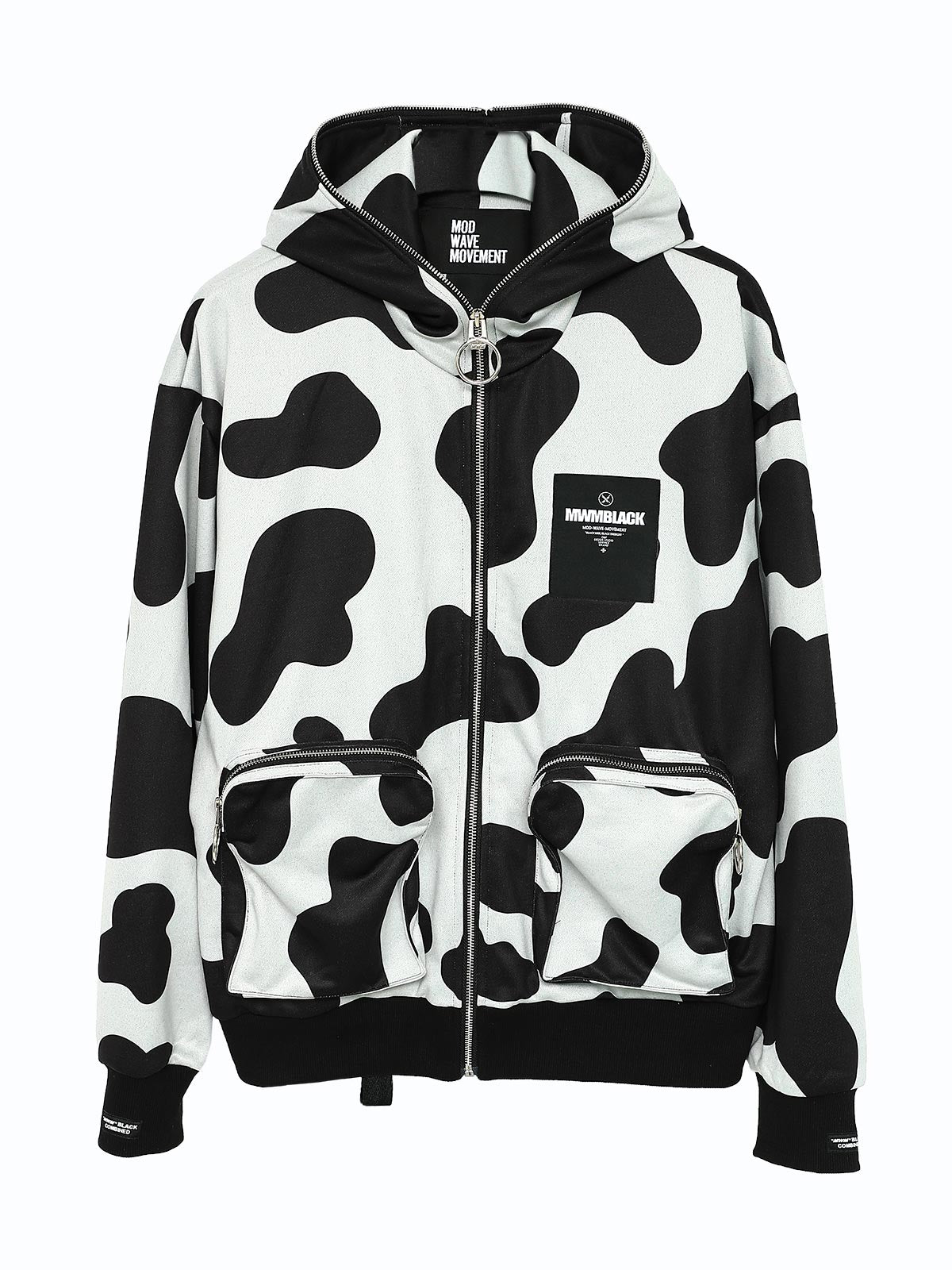 COW PRINT SWEATSHIRT