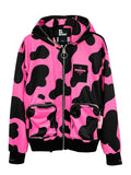 COW PRINT SWEATSHIRT