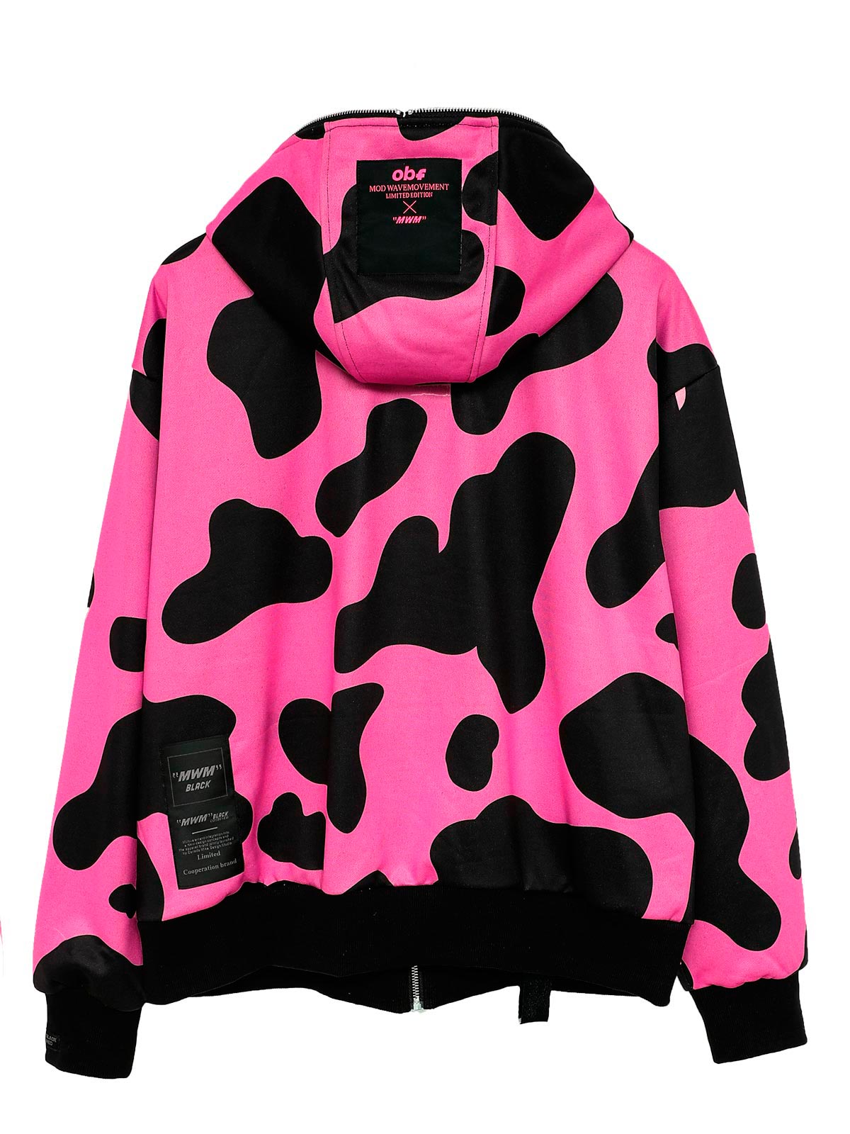 COW PRINT SWEATSHIRT