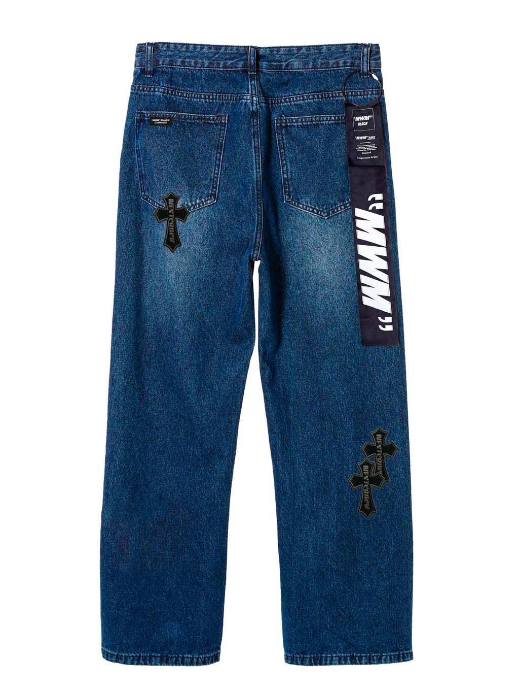 PANTALÓN VAQUERO CRUCES