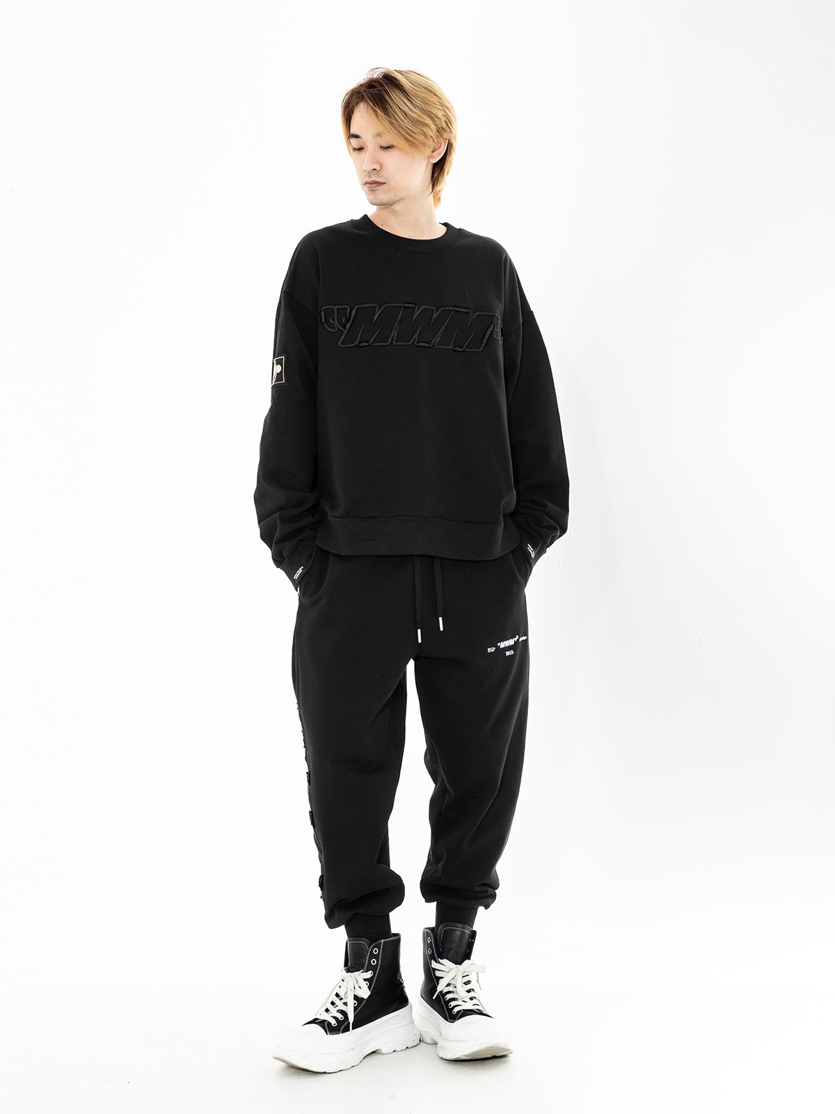 EMBROIDERED MWM LOGO SWEATSHIRT