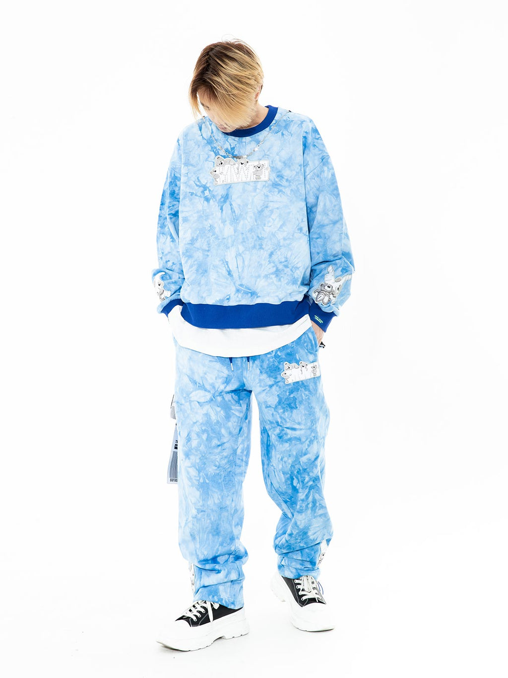 TEDDY TIE DYE SWEATER