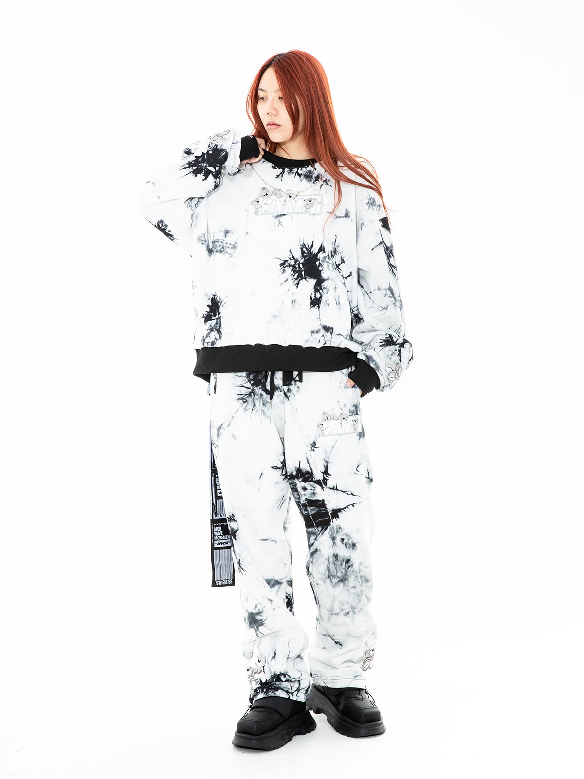 SUDADERA TEDDY TIE DYE