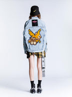 TEDDY DENIM JACKET