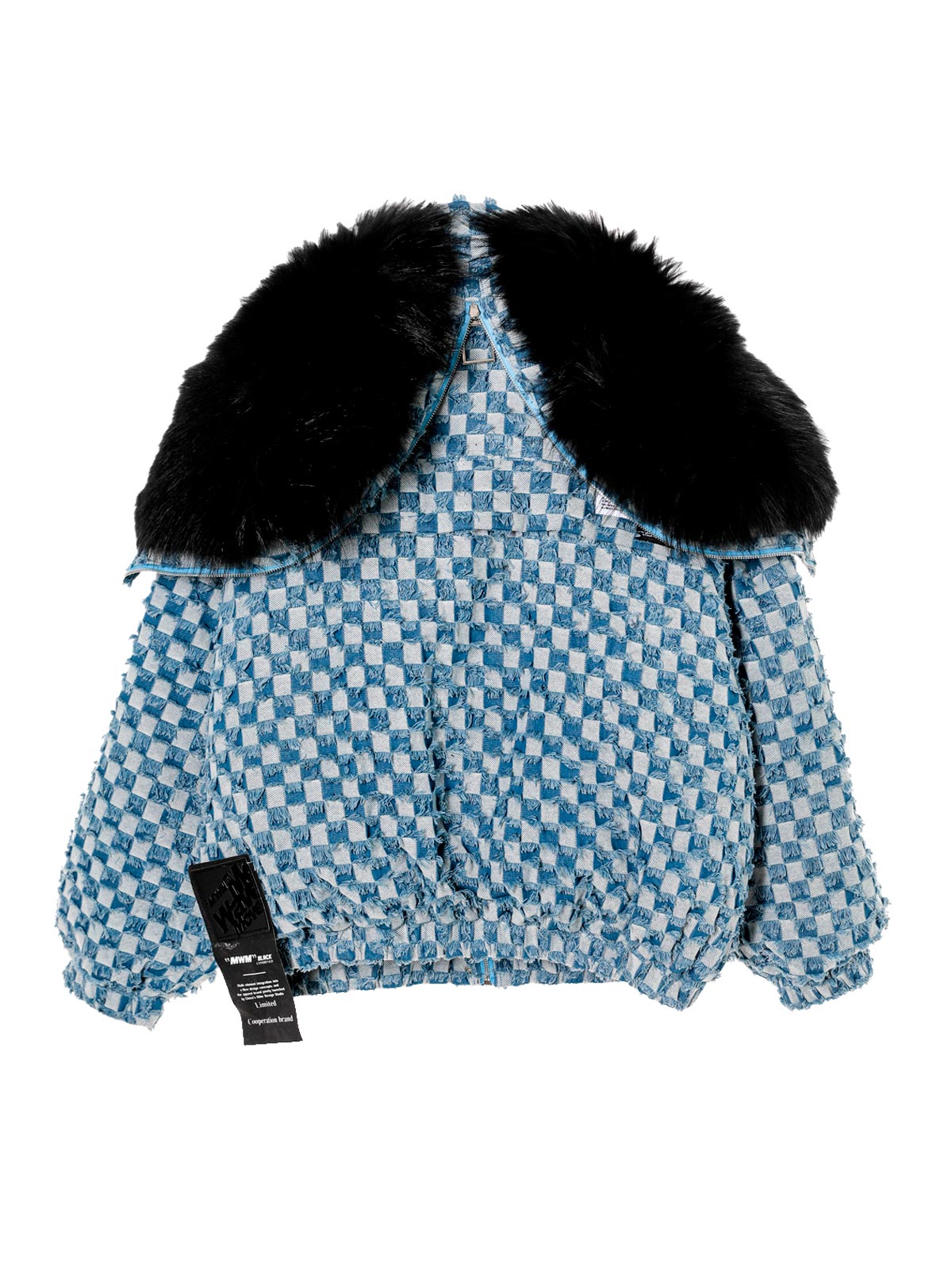 QUILTED DENIM COAT