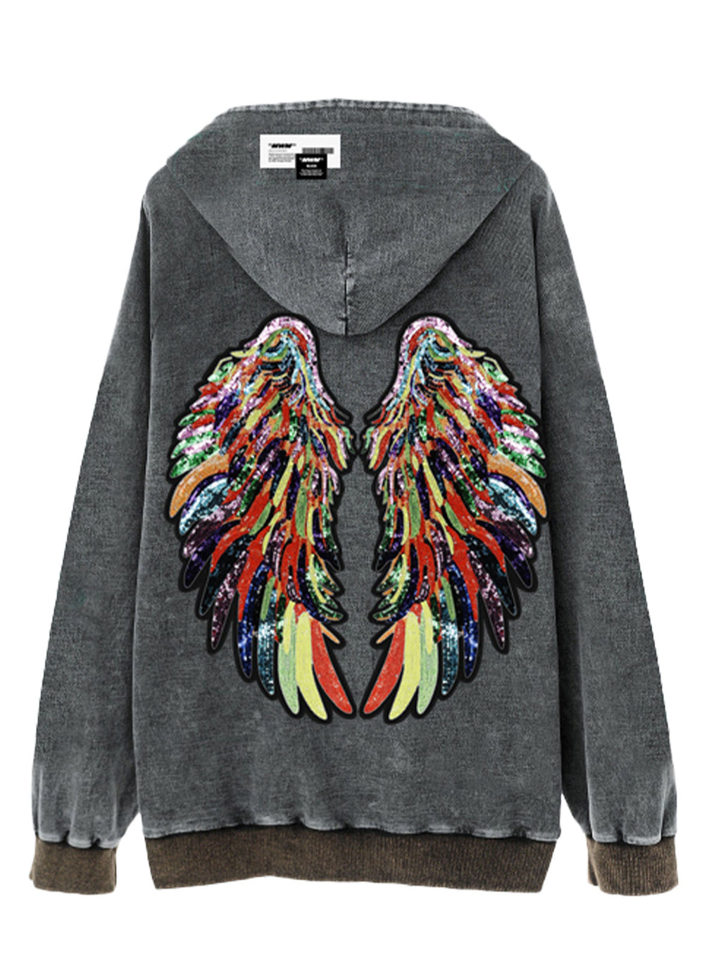 SUDADERA ALAS CON CAPUCHA