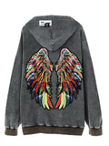 SUDADERA ALAS CON CAPUCHA