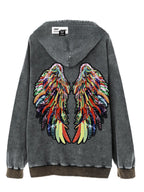 SUDADERA ALAS CON CAPUCHA