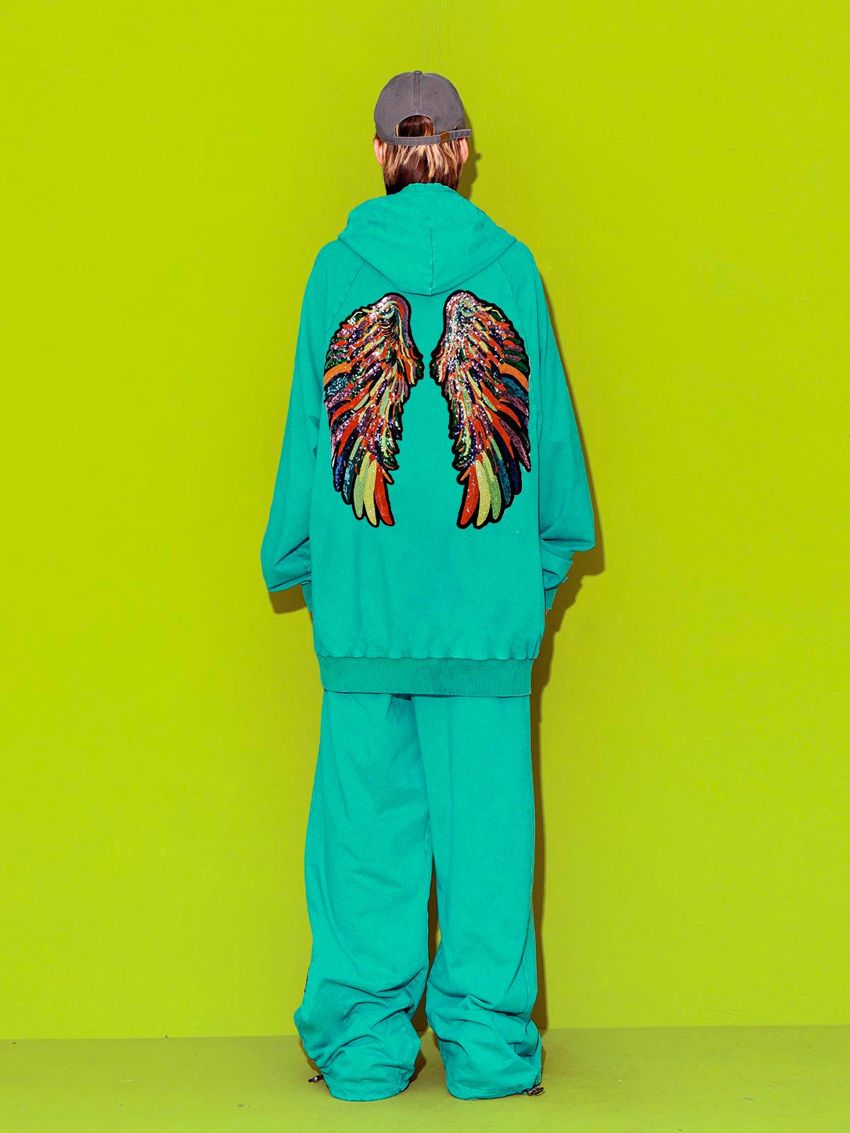 SUDADERA ALAS CON CAPUCHA