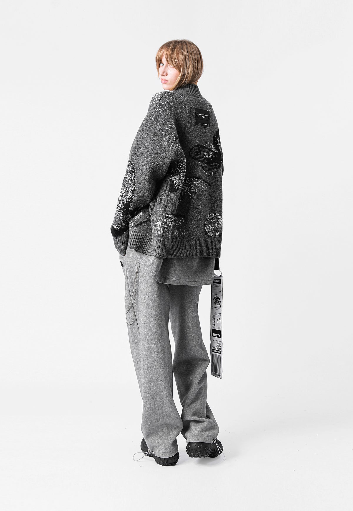 MWM KNITTED CARDIGAN WITH ZIPPER