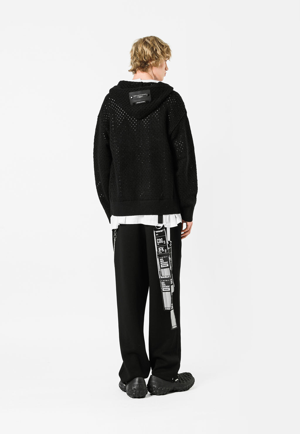 SUDADERA DE PUNTO CON CAPUCHA MWM