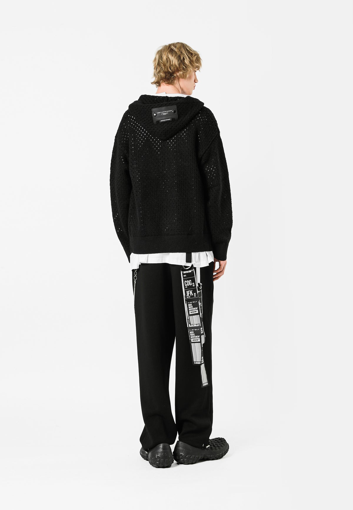 SUDADERA DE PUNTO CON CAPUCHA MWM