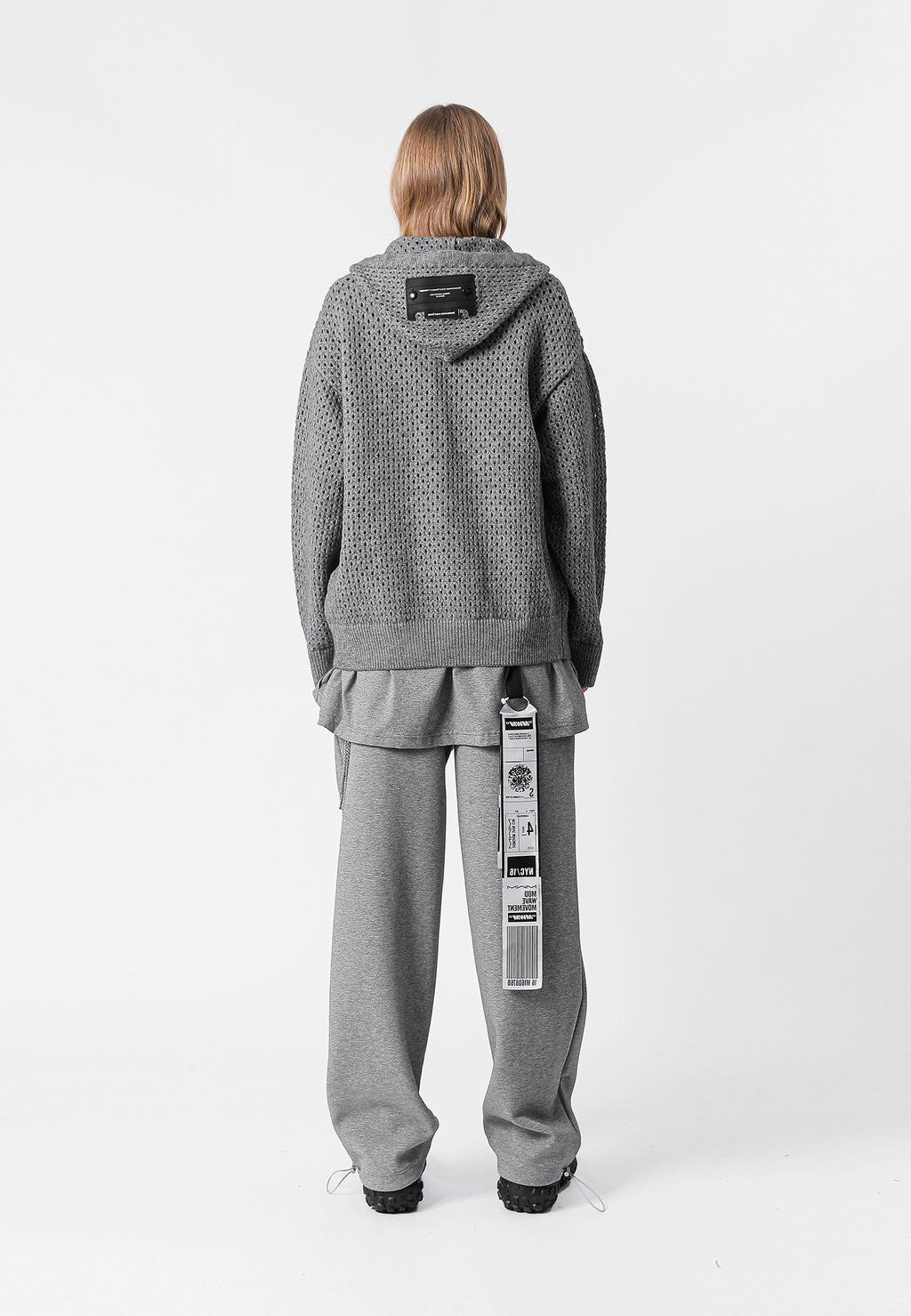 SUDADERA DE PUNTO CON CAPUCHA MWM