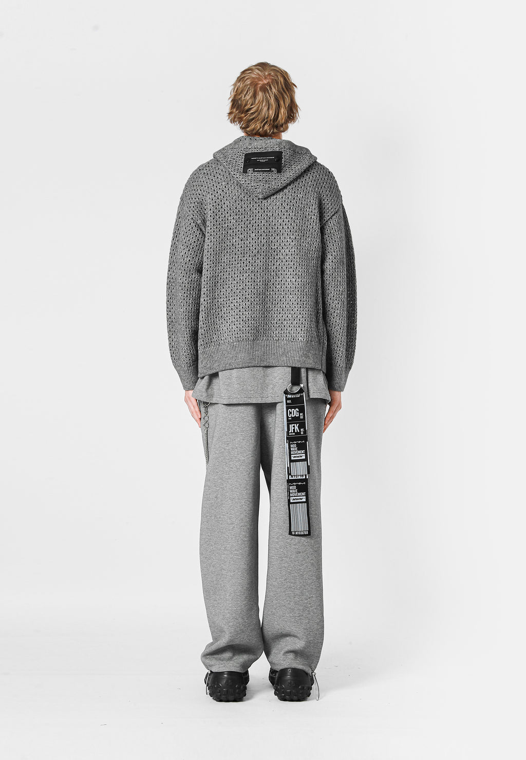 SUDADERA DE PUNTO CON CAPUCHA MWM